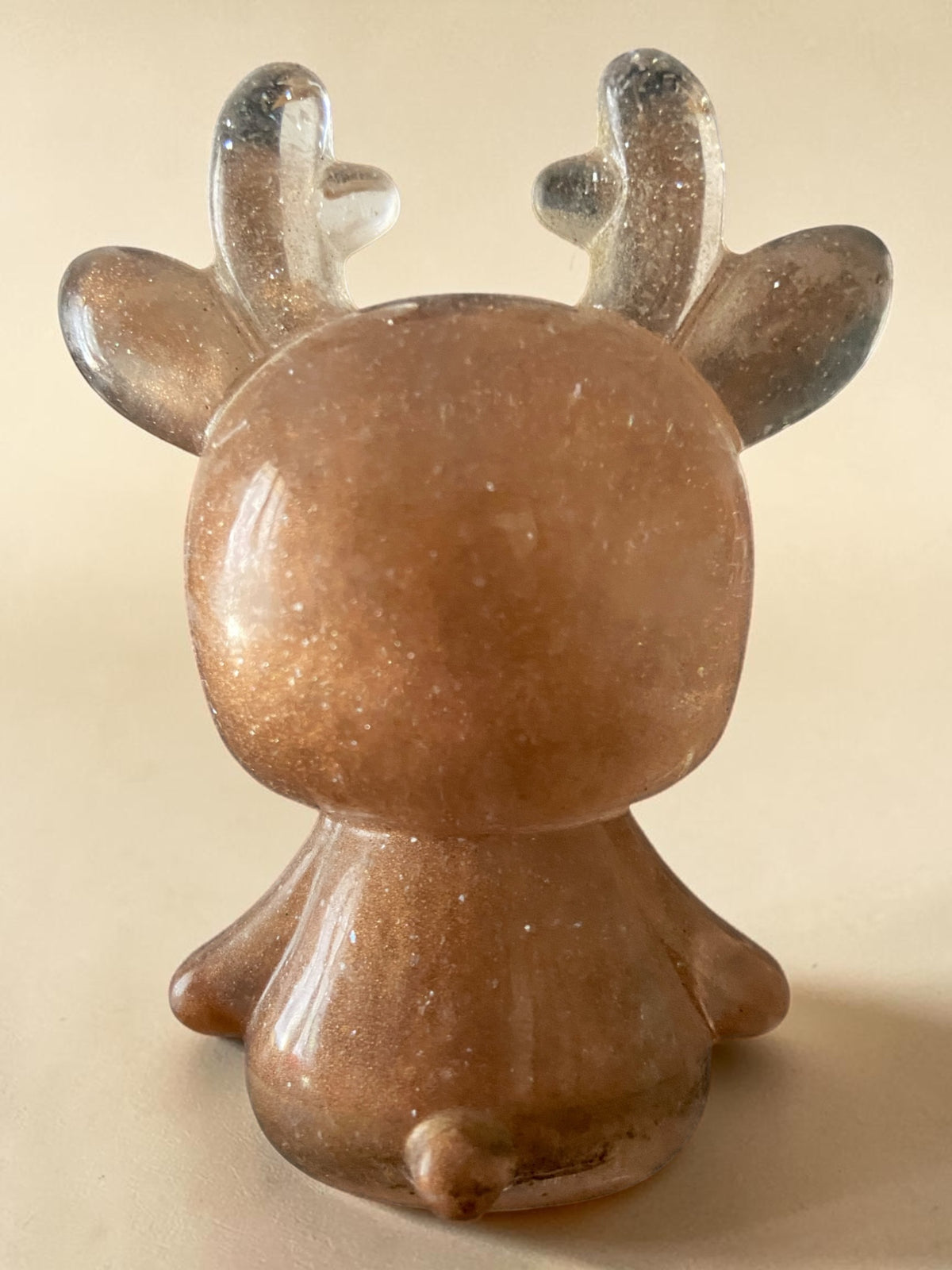 Renne Rose Pailleté Argent