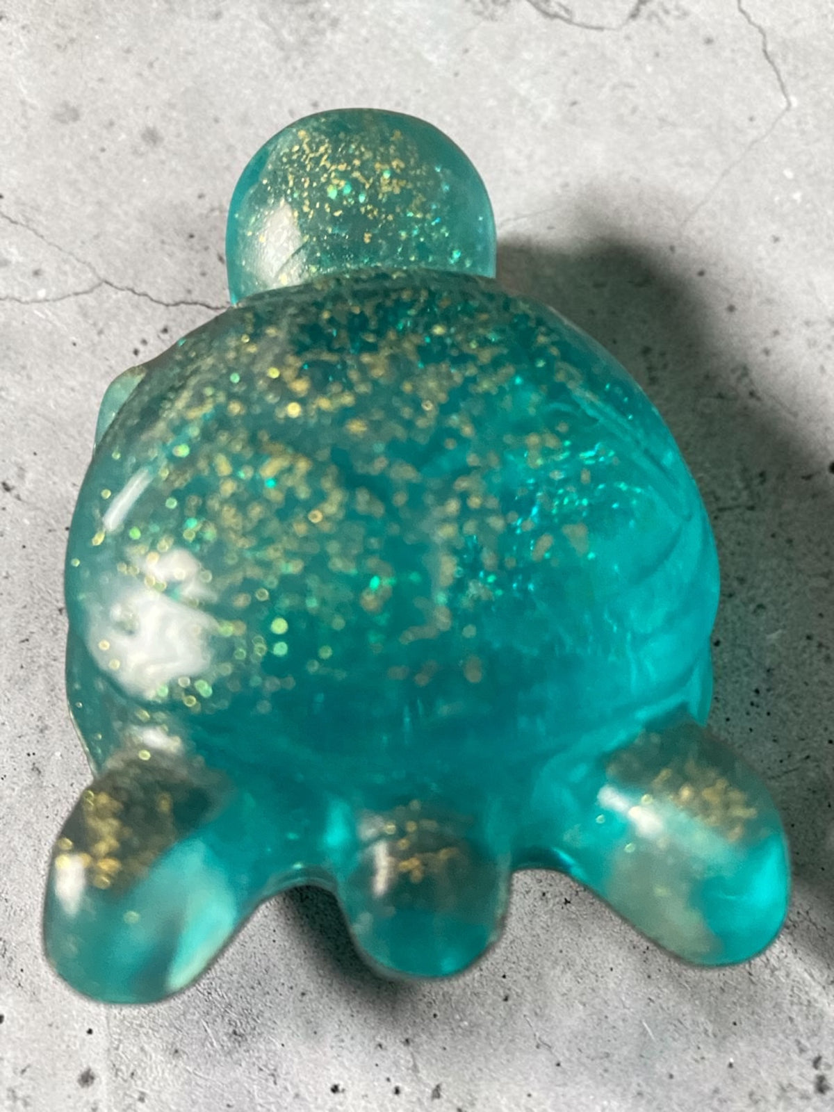 Mini Tortue Bleue Pailletée
