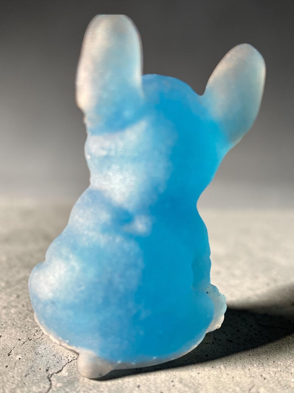 Chien Assis Bleu